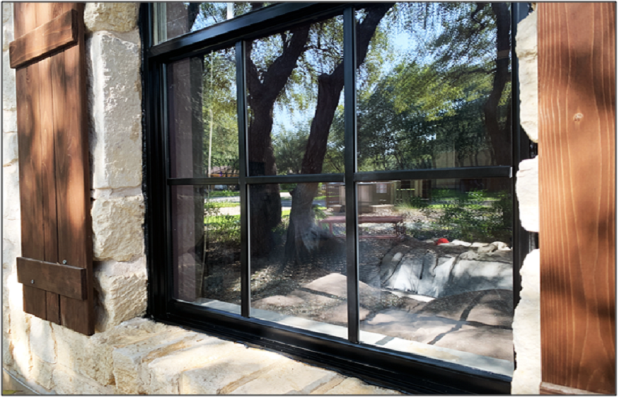  Black aluminium windows